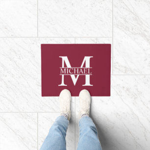 Personalised Monogram and Name Doormat