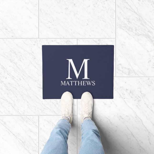 Personalised Monogram and Name Doormat (Indoor)