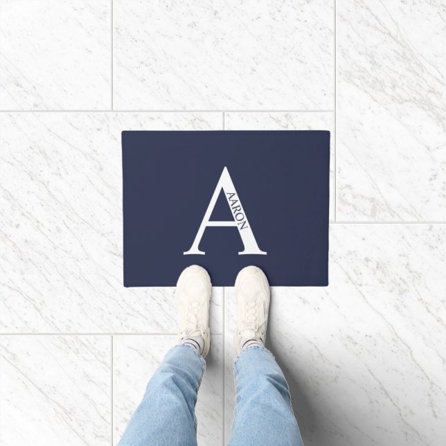 Personalised Monogram and Name Doormat (Indoor)