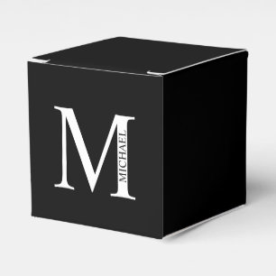 Personalised Monogram and Name Favour Box