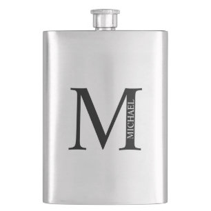Personalised Monogram and Name Flask