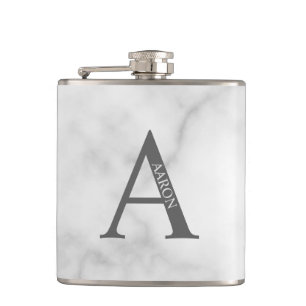 Personalised Monogram and Name Flask