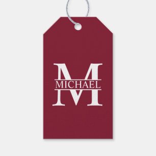 Personalised Monogram and Name Gift Tags