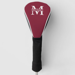 Personalised Monogram and Name Golf Head Cover