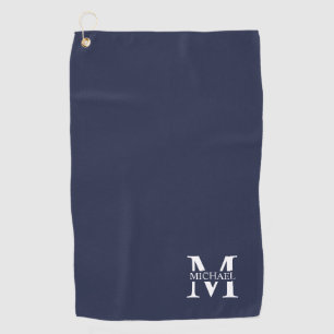 Personalised Monogram and Name Golf Towel