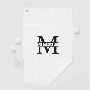 Personalised Monogram and Name Golf Towel