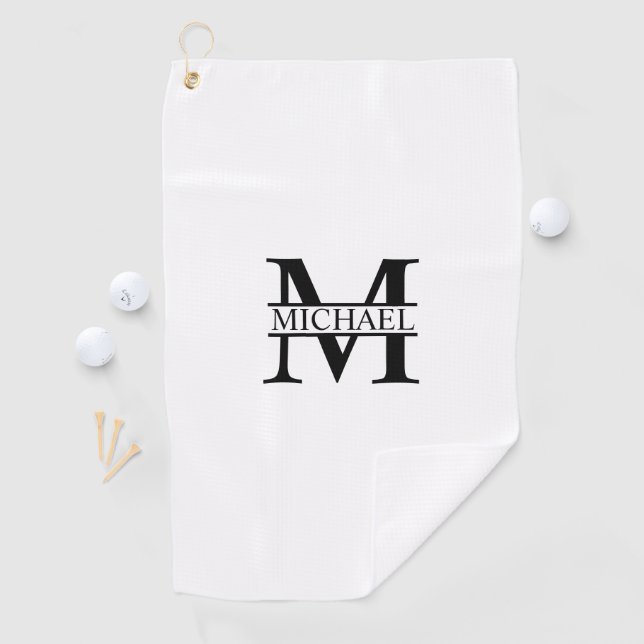 Personalised Monogram and Name Golf Towel (InSitu)