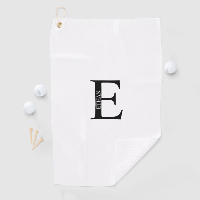 Personalised Monogram and Name Golf Towel (InSitu)