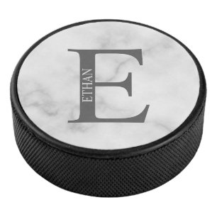 Personalised Monogram and Name Hockey Puck