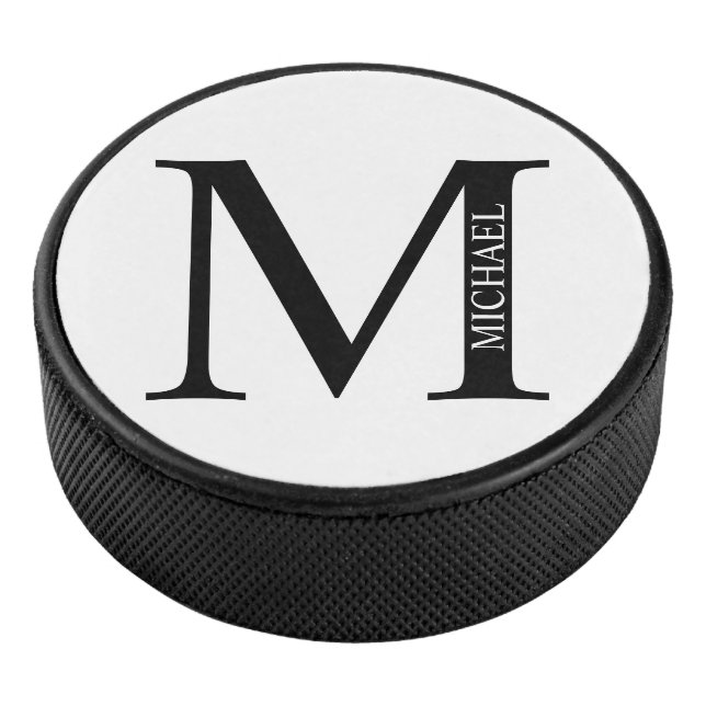 Personalised Monogram and Name Hockey Puck (3/4)
