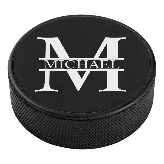Personalised Monogram and Name Hockey Puck (3/4)