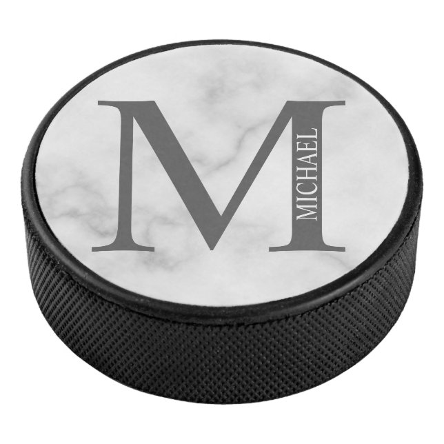 Personalised Monogram and Name Hockey Puck (3/4)
