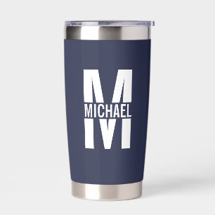 Personalised Monogram and Name Insulated Tumbler