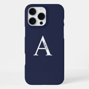 Personalised Monogram and Name iPhone 16 Pro Max Case