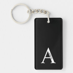 Personalised Monogram and Name Keychain