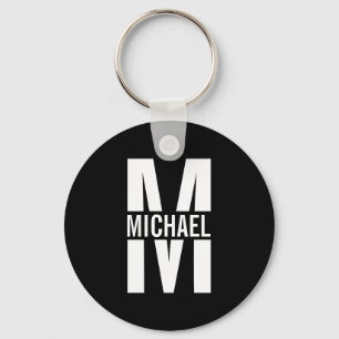 Personalised Monogram and Name Keychain