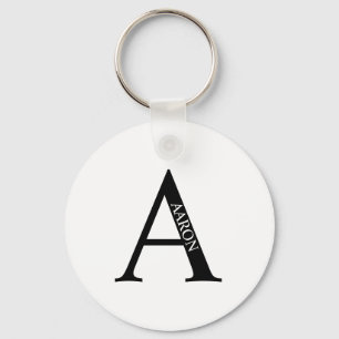 Personalised Monogram and Name Keychain