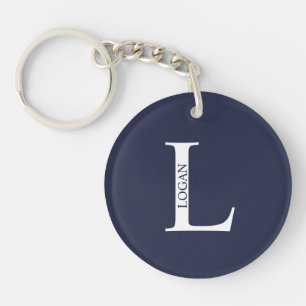 Personalised Monogram and Name Keychain