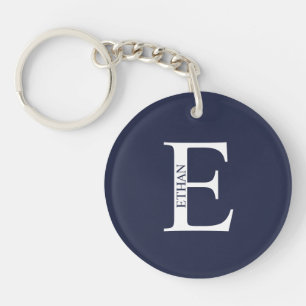 Personalised Monogram and Name Keychain
