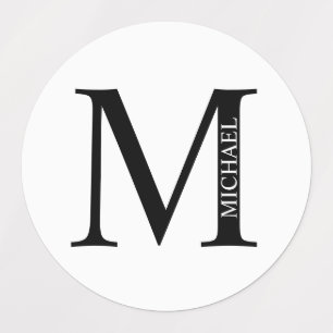 Personalised Monogram and Name Labels