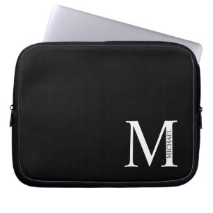 Personalised Monogram and Name Laptop Sleeve