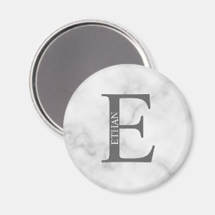 Personalised Monogram and Name Magnet