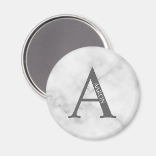 Personalised Monogram and Name Magnet