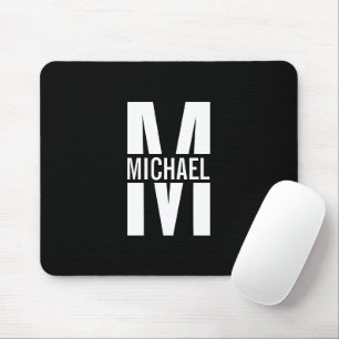 Personalised Monogram and Name Mouse Pad