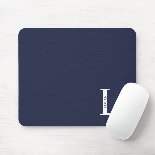 Personalised Monogram and Name Mouse Pad (With Mouse)