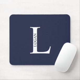 Personalised Monogram and Name Mouse Pad