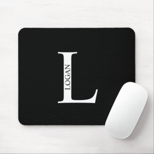 Personalised Monogram and Name Mouse Pad