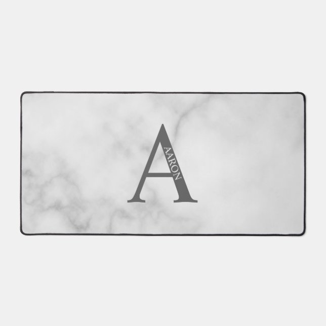 Personalised Monogram and Name Mouse Pad (Front)