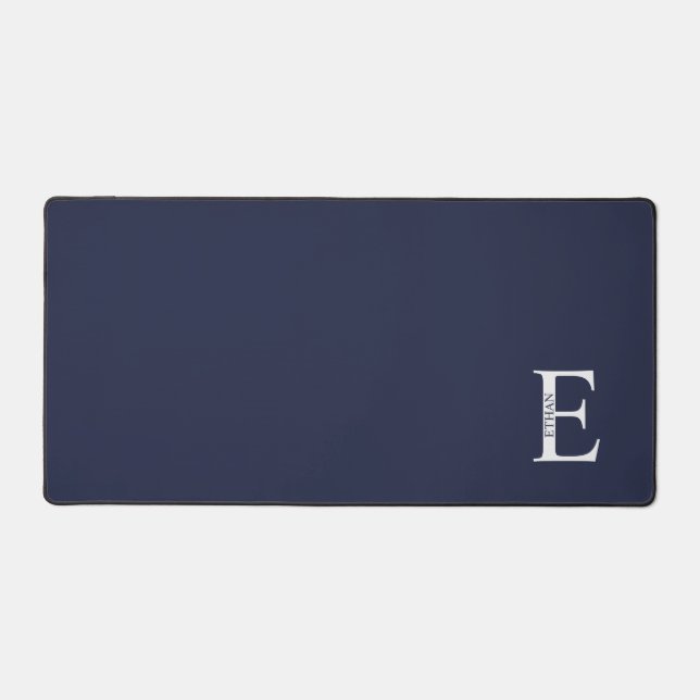 Personalised Monogram and Name Mouse Pad (Front)