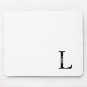Personalised Monogram and Name Mouse Pad