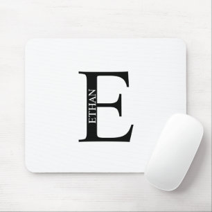 Personalised Monogram and Name Mouse Pad