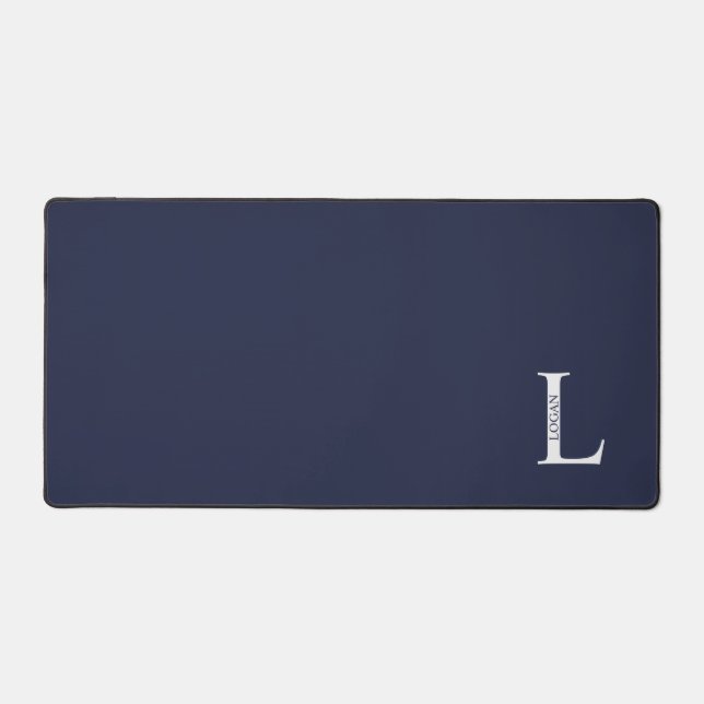 Personalised Monogram and Name Mouse Pad (Front)