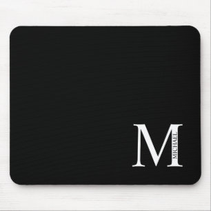 Personalised Monogram and Name Mouse Pad