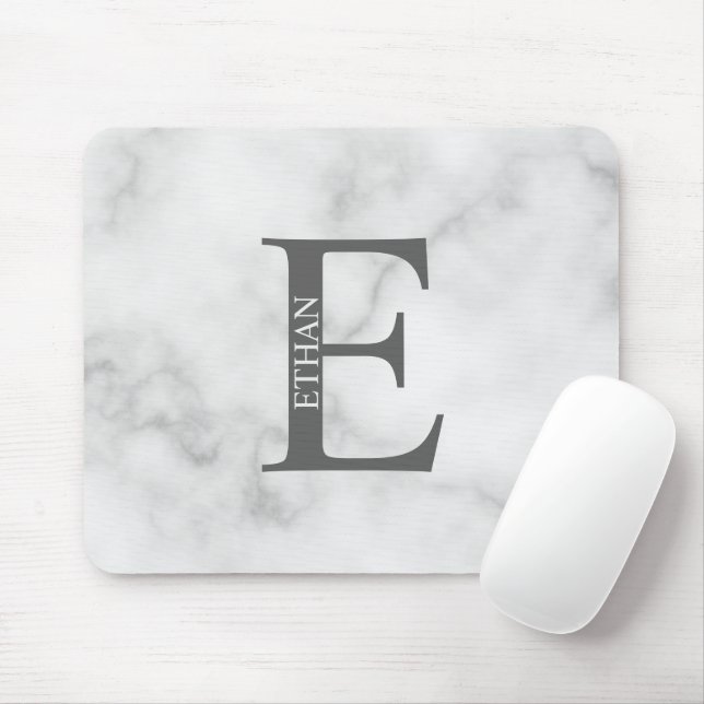 Personalised Monogram and Name Mouse Pad (With Mouse)