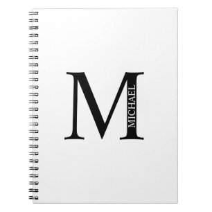 Personalised Monogram and Name Notebook