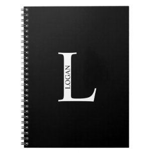 Personalised Monogram and Name Notebook