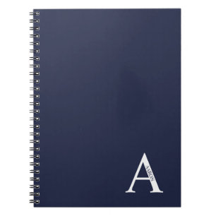 Personalised Monogram and Name Notebook