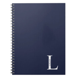 Personalised Monogram and Name Notebook