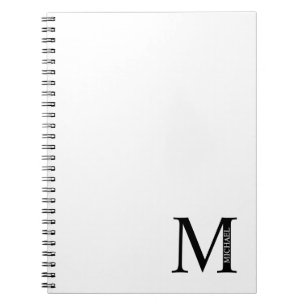 Personalised Monogram and Name Notebook