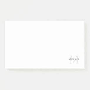 Personalised Monogram and Name Notepad