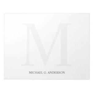 Personalised Monogram and Name Notepad