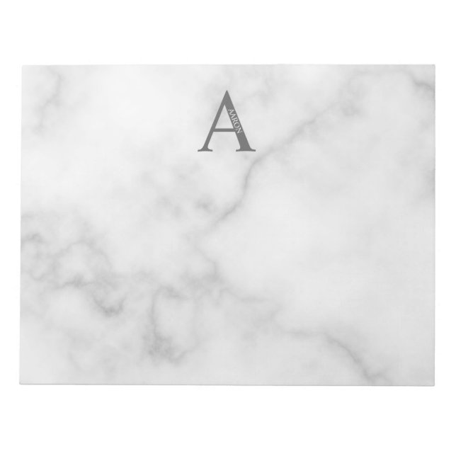 Personalised Monogram and Name Notepad (Front)