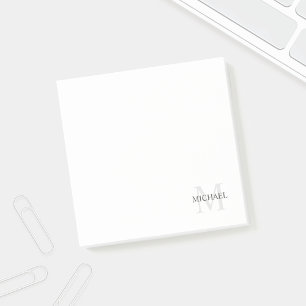 Personalised Monogram and Name Notepad
