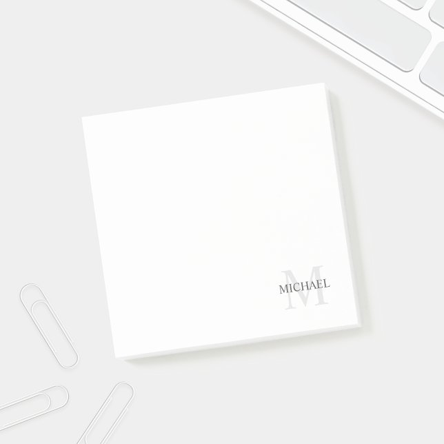 Personalised Monogram and Name Notepad (Creator Uploaded)