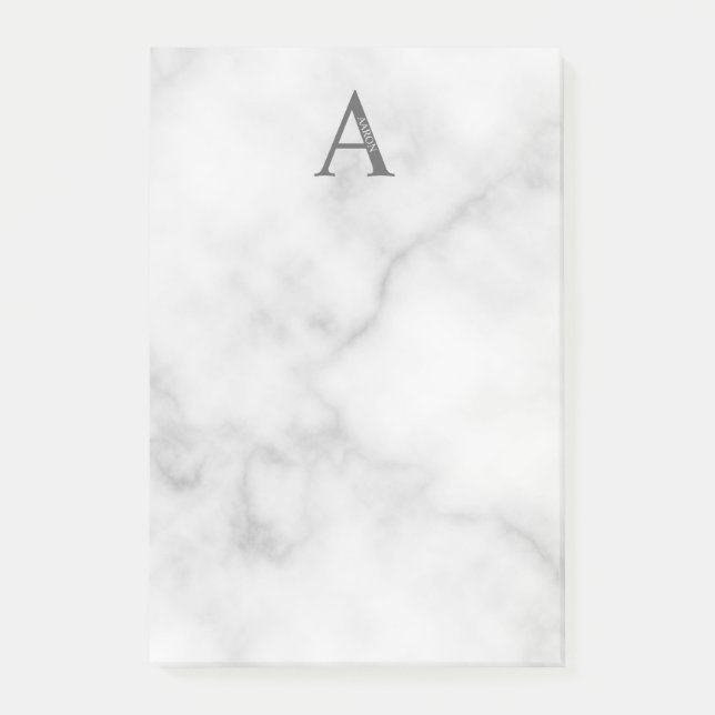 Personalised Monogram and Name Notes (Front)