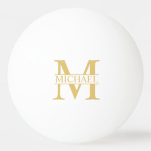 Personalised Monogram and Name Ping Pong Ball